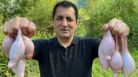 LAMB TESTICLES KABOB - GRILLED LAMB TESTICLES - THE BEST WILDERNESS COOKING'S LAMB KEBAB RECIPES