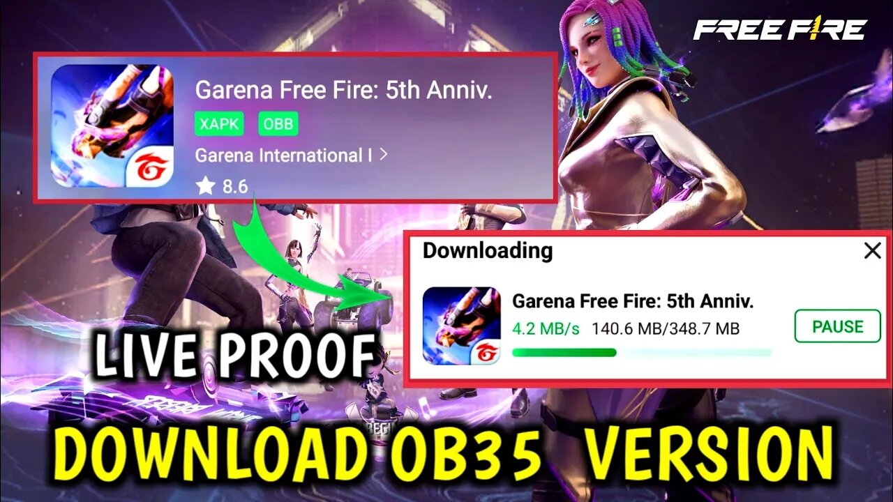 How To Download Normal Free Fire Ob35 In Android Without Vpn