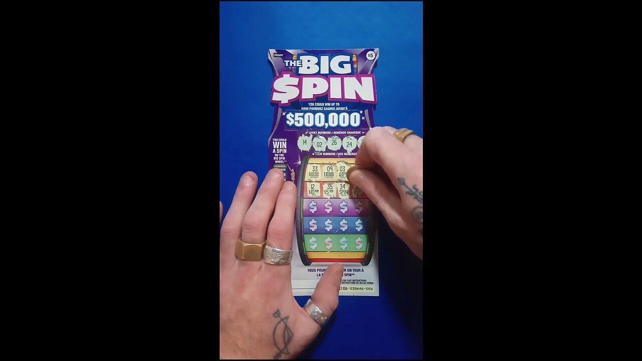 $500,000 The Big Spin Daily Random Scratch Ticket OLG 12/08/22 Share & Follow Daily!