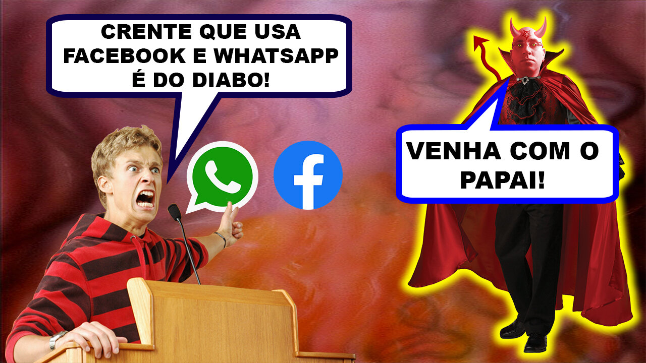 O besteirol do século: pastor “revela” que quem usa Facebook e Whatsapp é do Diabo