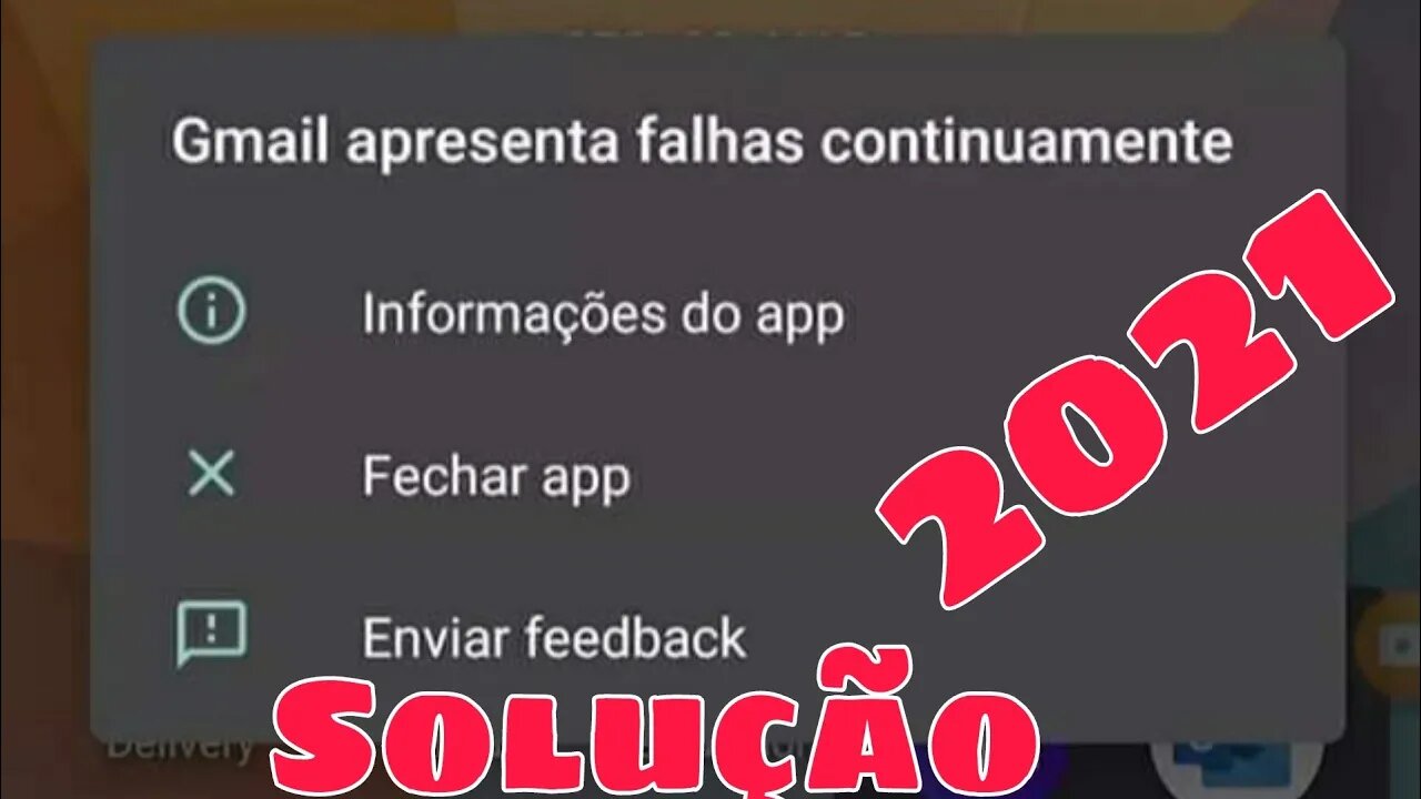 Aplicativo apresenta falhas ! Parou ! Solução atual