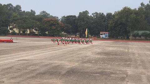 ITBP physical instructor demo in BTC Training centaur