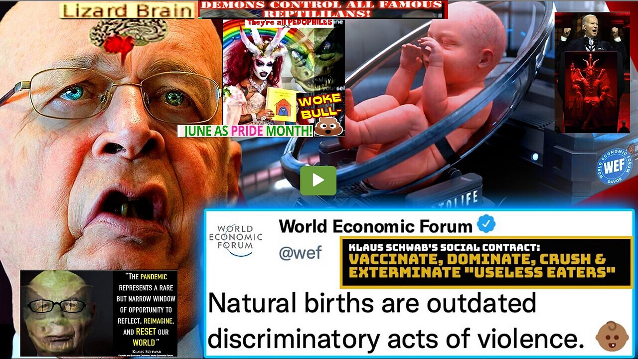 WEF Bans Natural Conception: All Babies Must Be Lab-Grown by 2030 (Related links in description)