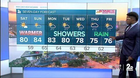 WMAR-2 News Weather at 11