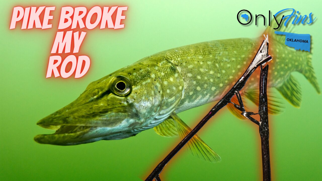 Unbelievable Pike Fishing: The One That Broke My Rod! North Dakota Pike Fishing