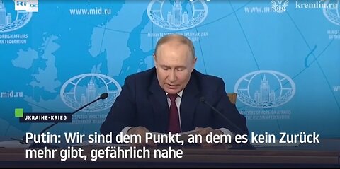 Eine Aussage - Message vom Herrn Vladimir Putin