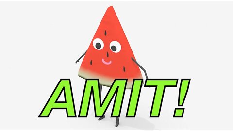 Happy Birthday AMIT! - WATERMELON Birthday Song
