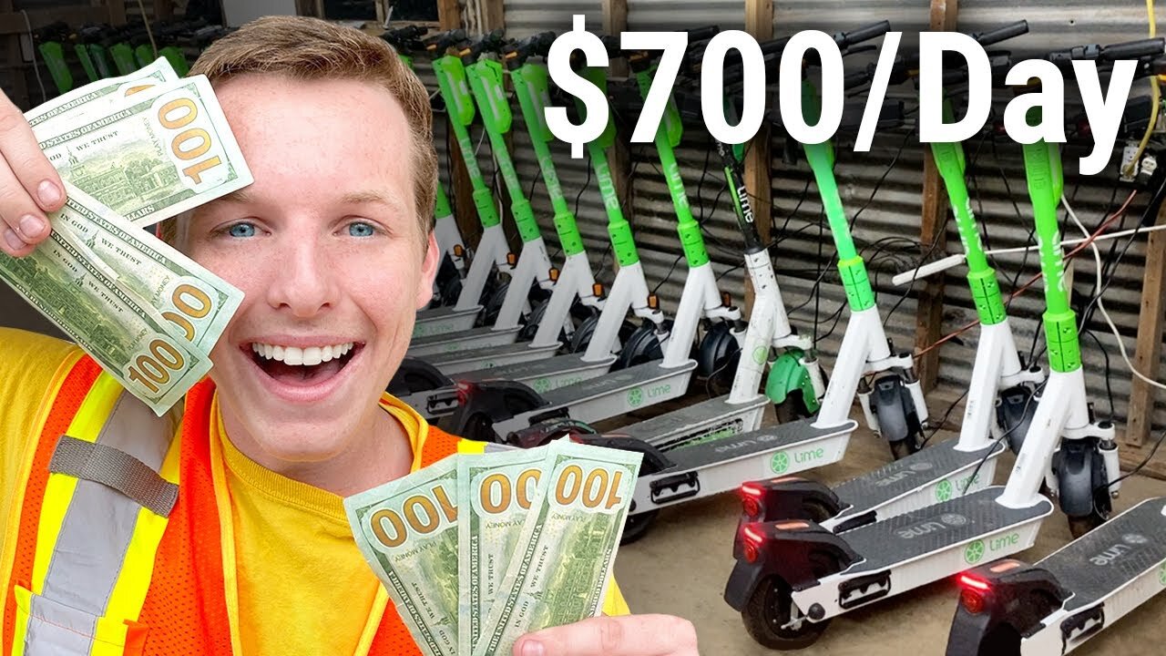 Inside the $700💸 / Day Scooter Charging Gig