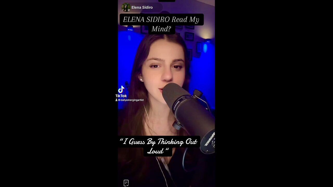 Elena Sang “ Thinking Out Loud” on 07/16/2024 for my Birthday.