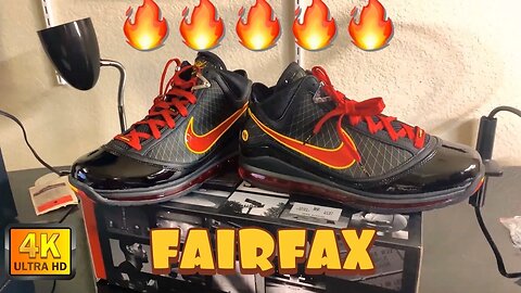 NIKE Lebron 7 QS "FAIRFAX" PE Black-Varsity Red 2020 Detailed Review | WATCH!