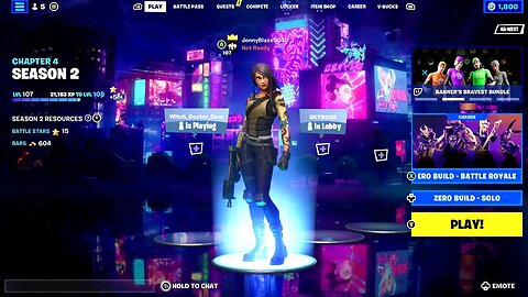 Fortnite - Chapter 4 - Season 1 - Grinding XP