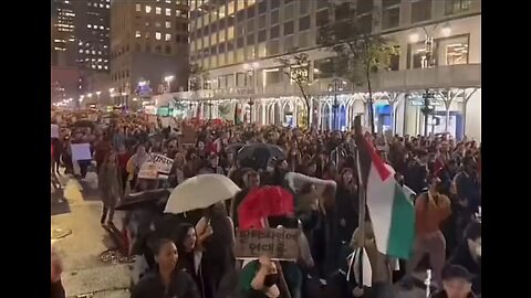 New York Protestors Chanting "The United States Has Got To Go!" WTF!