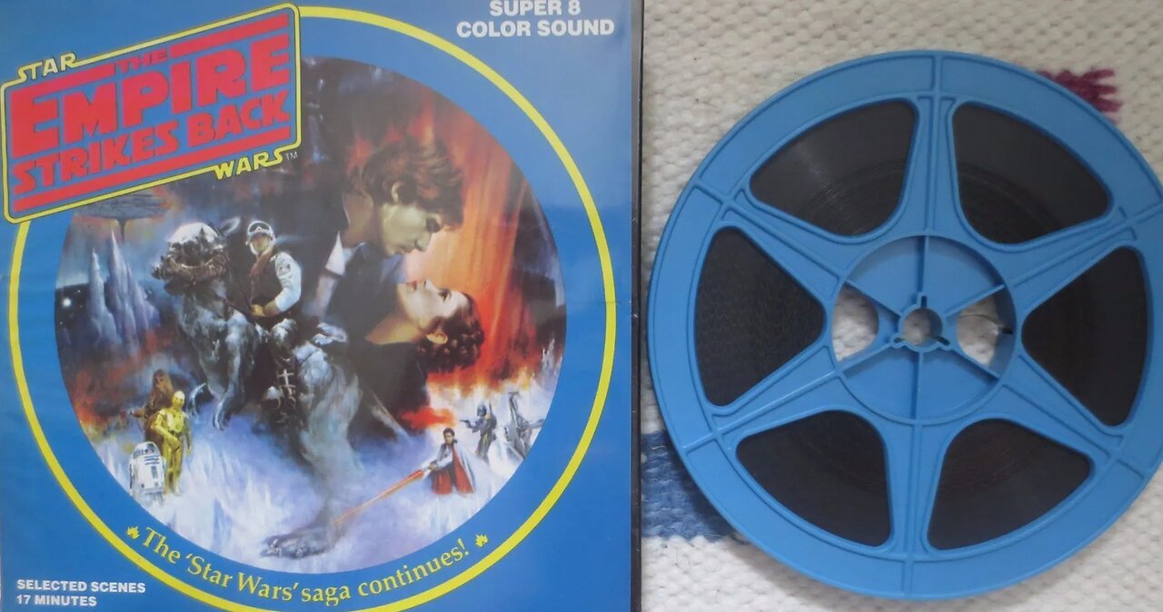 1980 Star Wars Empire Strikes Back - Super 8 Reel to Reel Version of Movie with Sound