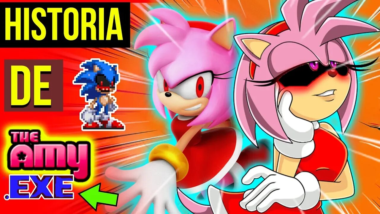 AMY virou SONIC exe 😈| Historia AMY.exe