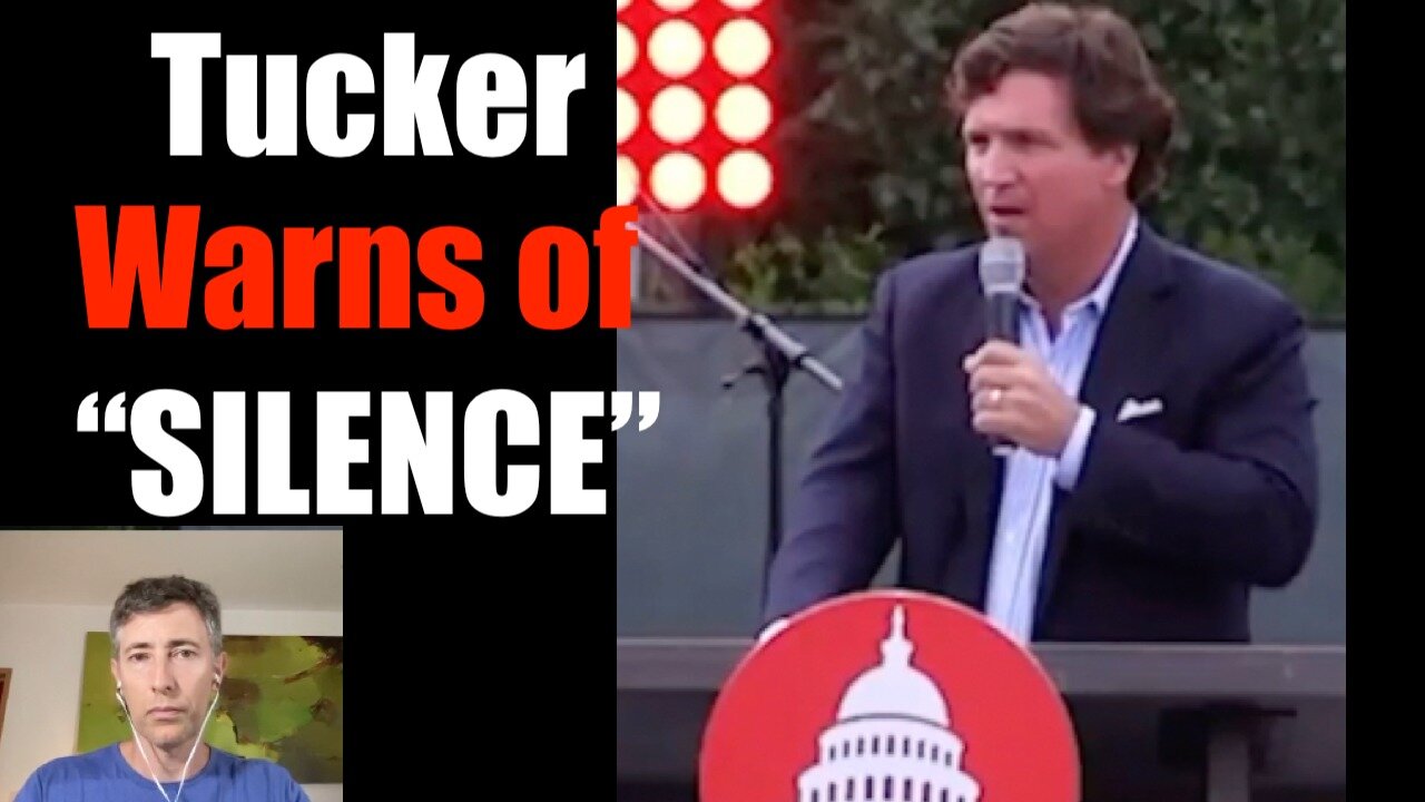 Tucker Carlson's Most Excellent Speech - SILENCE Peasant!