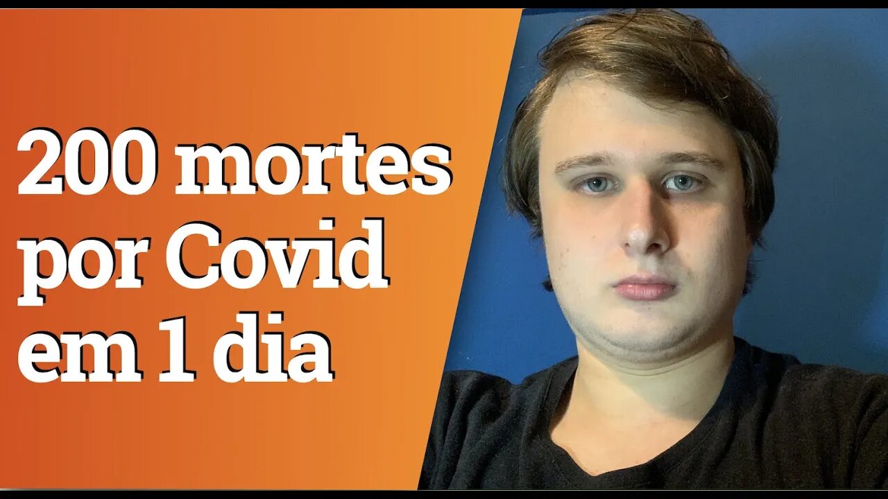 Novos dados do coronavírus no Brasil: 200 mortes em 1 dia