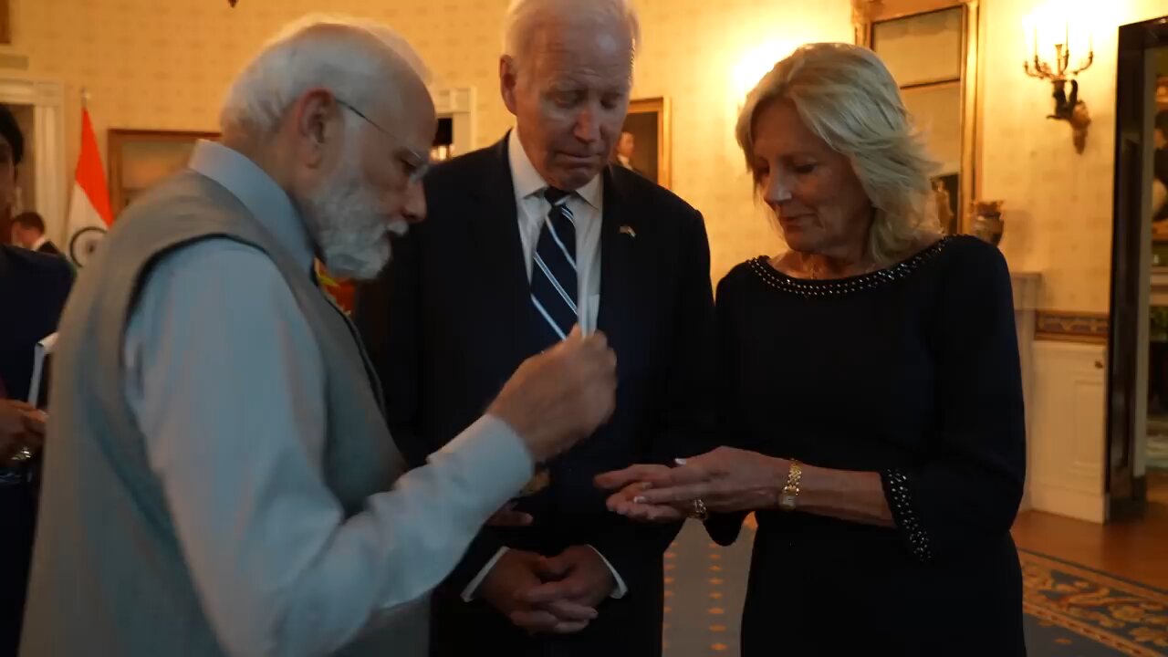 Special moments from PM Modi's warm welcome at the White House