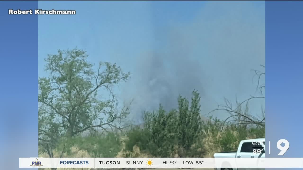 Camino Fire between Sunizona and Elfrida