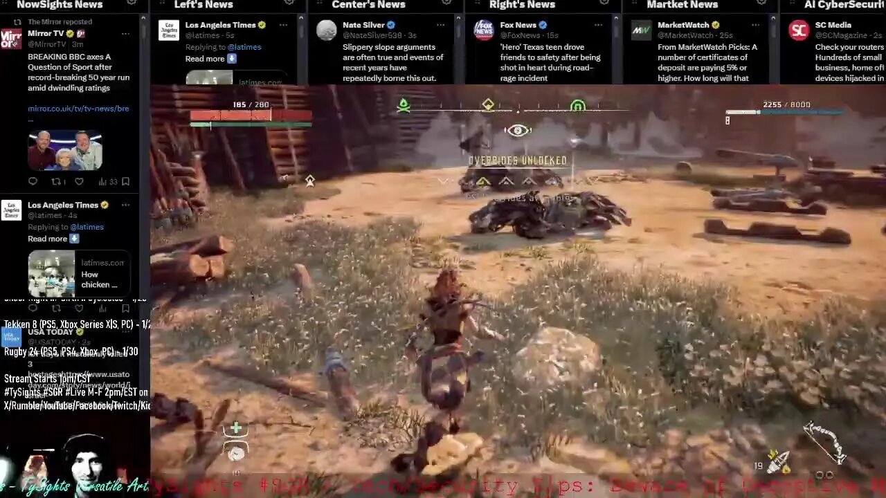 #HorizonZeroDawn - Part 2 #TySights #ShadowGamesRecon #News #LIVE 12/15/23