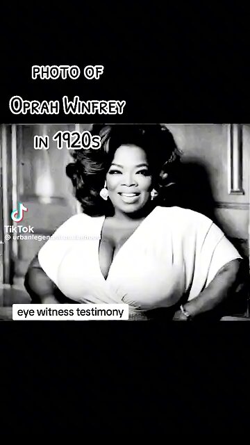 Oprah Winfrey alive in 1920