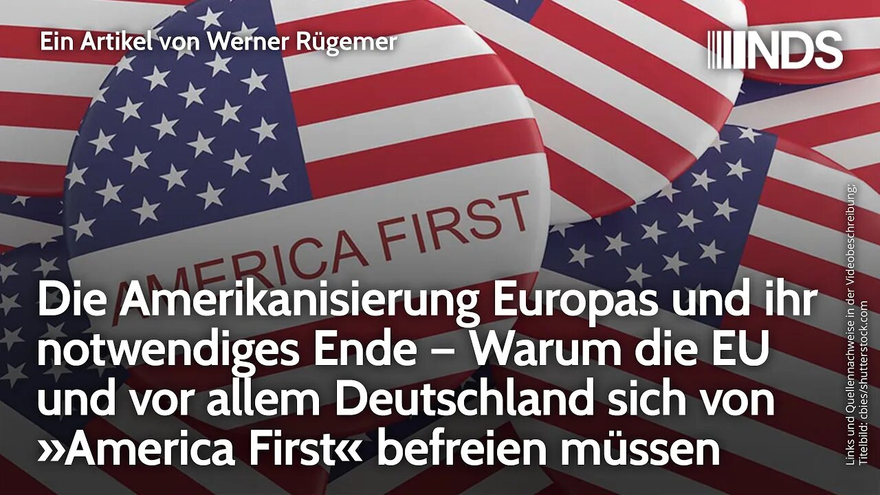 Die Amerikanisierung Europas und ihr notwendiges Ende | Werner Rügemer | NDS-Podcast