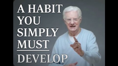 A Habit You Simply Must DEVELOP