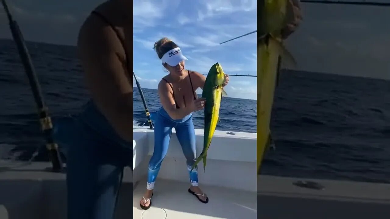 Great gagging job. Don't try that biting the fin with a tuna.!!😂😂