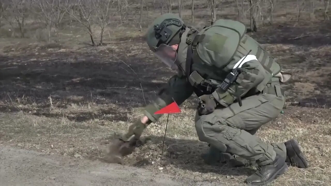 Russian Sappers Demining Farmland In Kherson Region