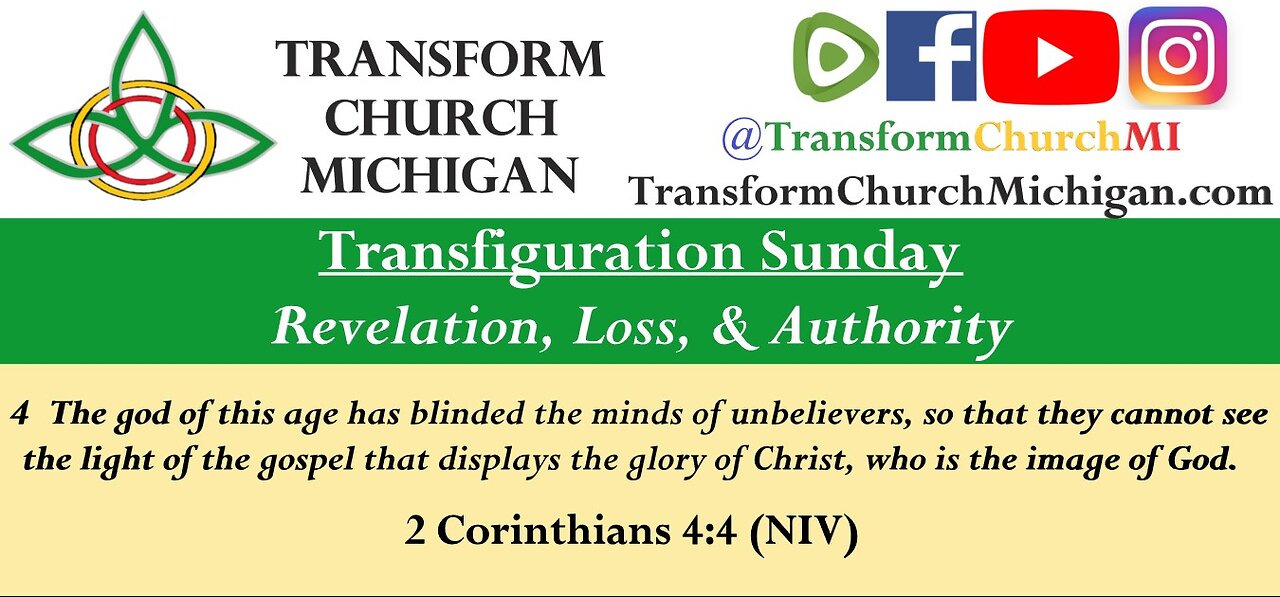 2024-02-11: Transfiguration Sunday