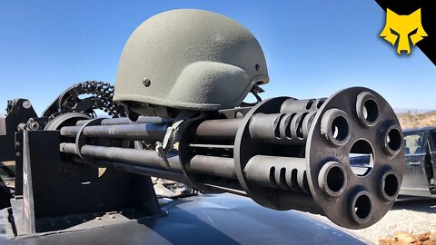 20mm Vulcan Prius vs Army MICH Helmet 🖖🔥⛑