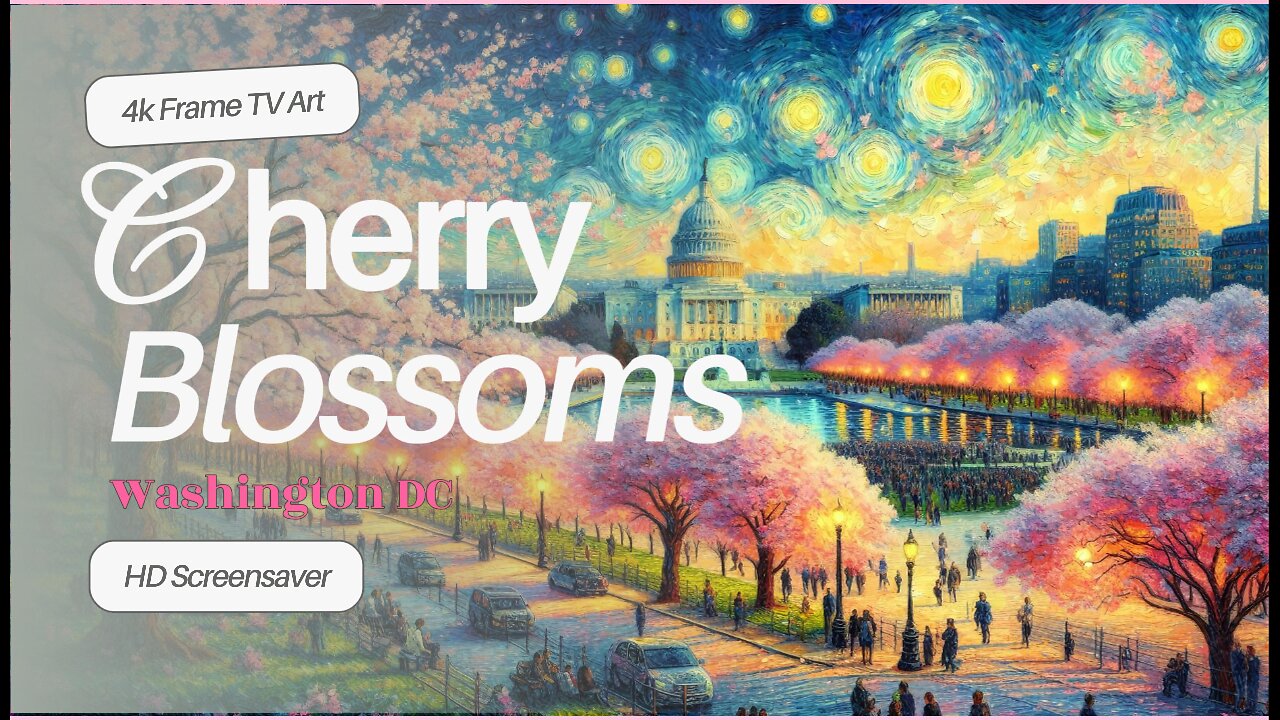 Cherry Blossom Quintets | Van Gogh's Vision of D.C.'s Sakura Trees