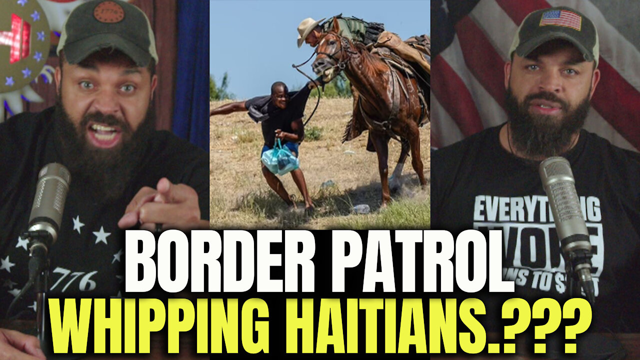 Border Patrol Whipping Haitians..?