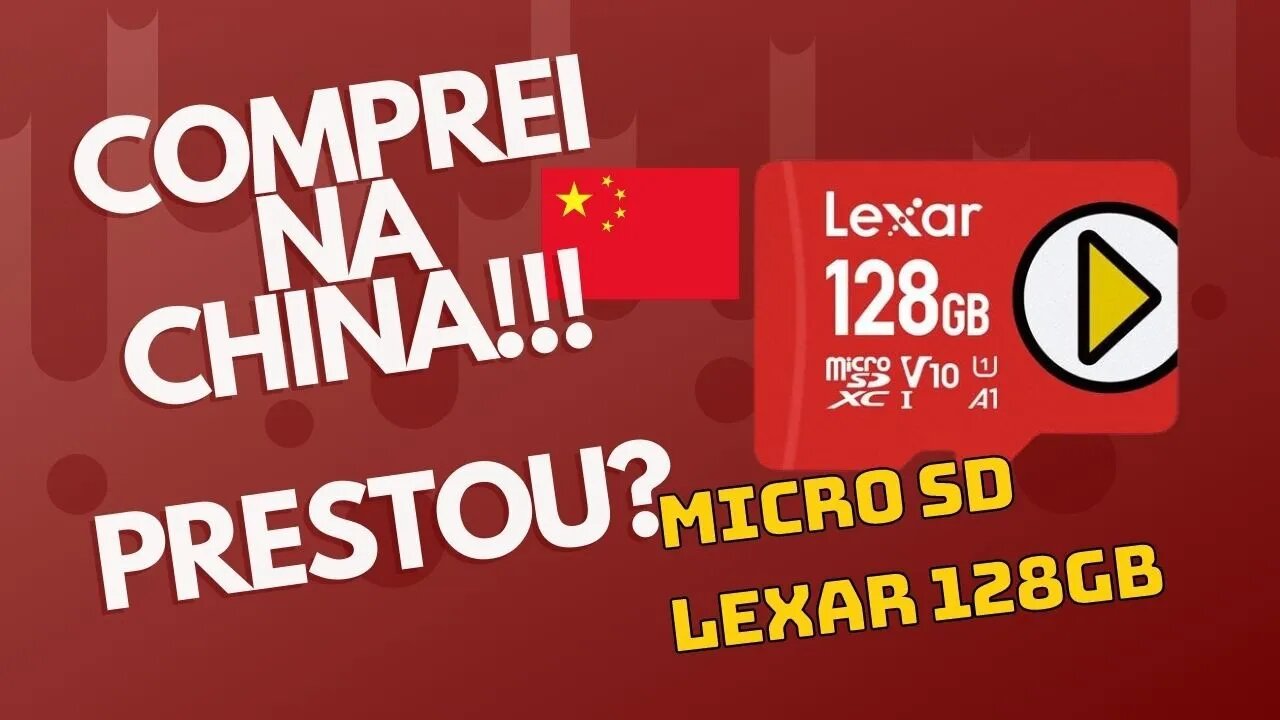 Cartão Micro SD Lexar 128GB da China! É bom? Passou nos testes? | GeekMedia