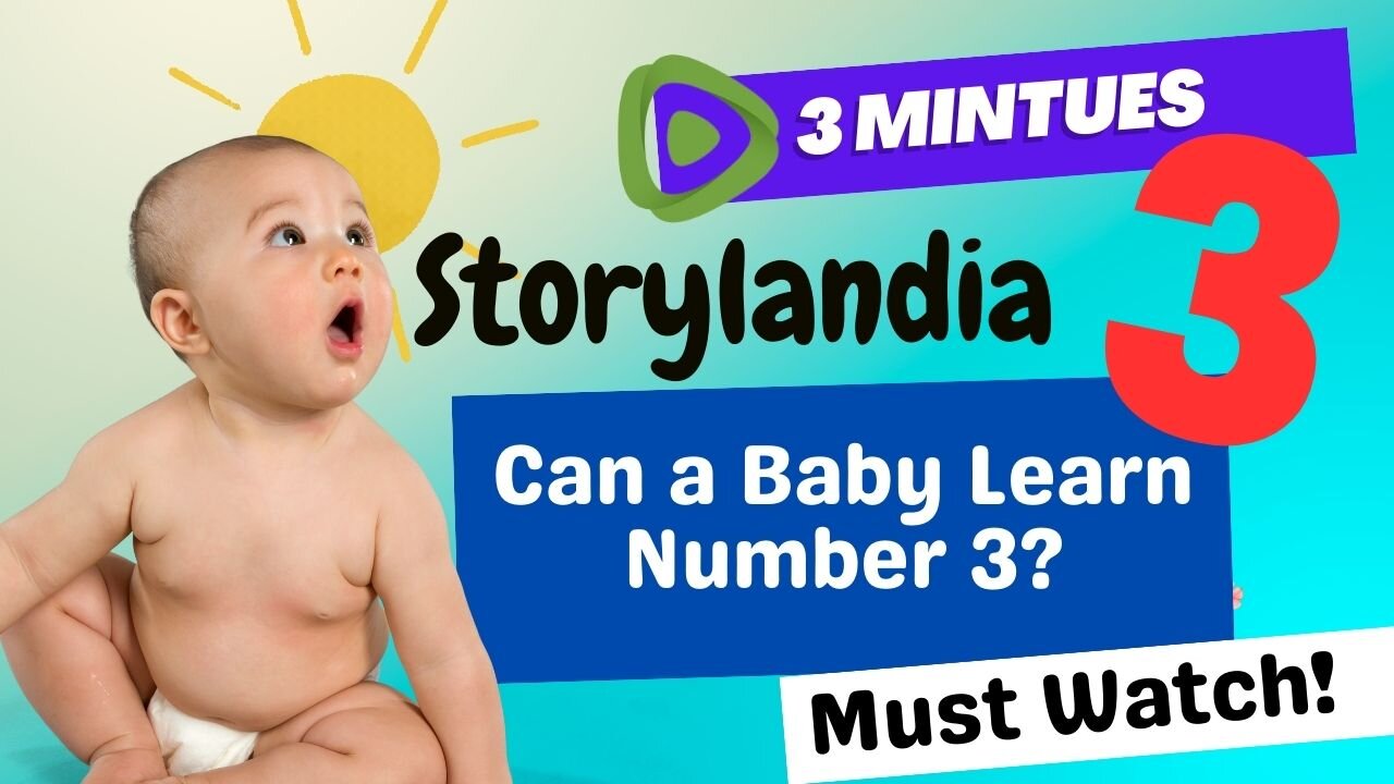 Can a Baby Learn Number 3? Toddler and preschool learning and counting