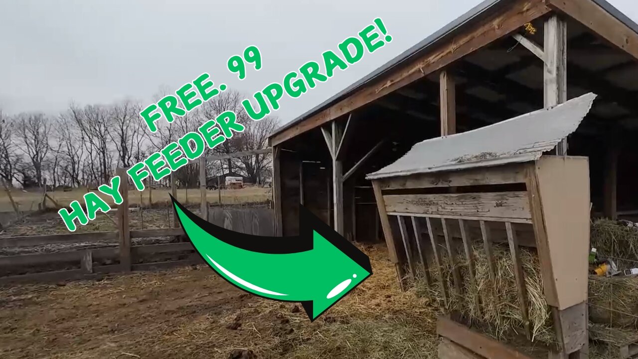 Upgrading our hay feeder for FREE