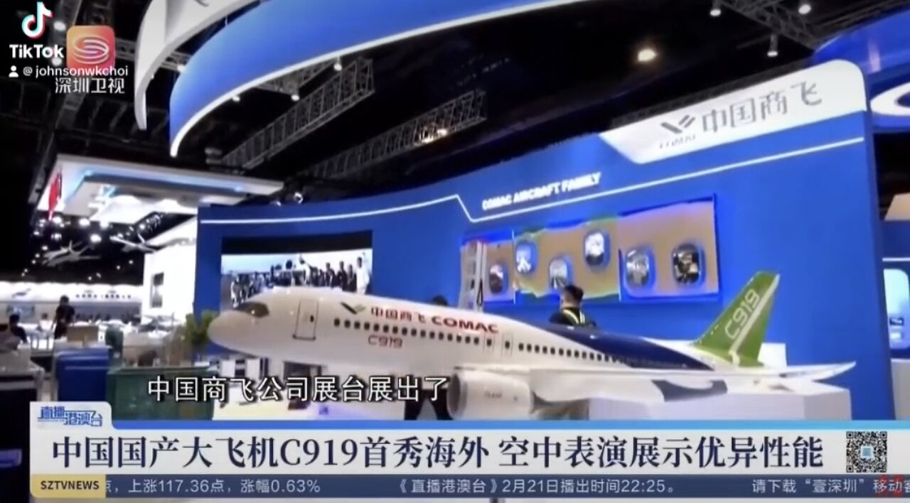 China’s C919 KO Boeing received 100s of orders on the first day of the exhibition