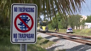 Brightline train stopped on tracks in Delray Beach after fatal crash