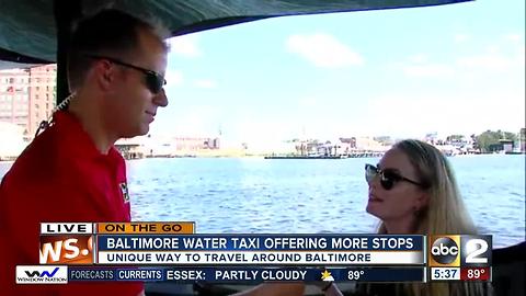 On the Go at the Baltimore Water Taxi