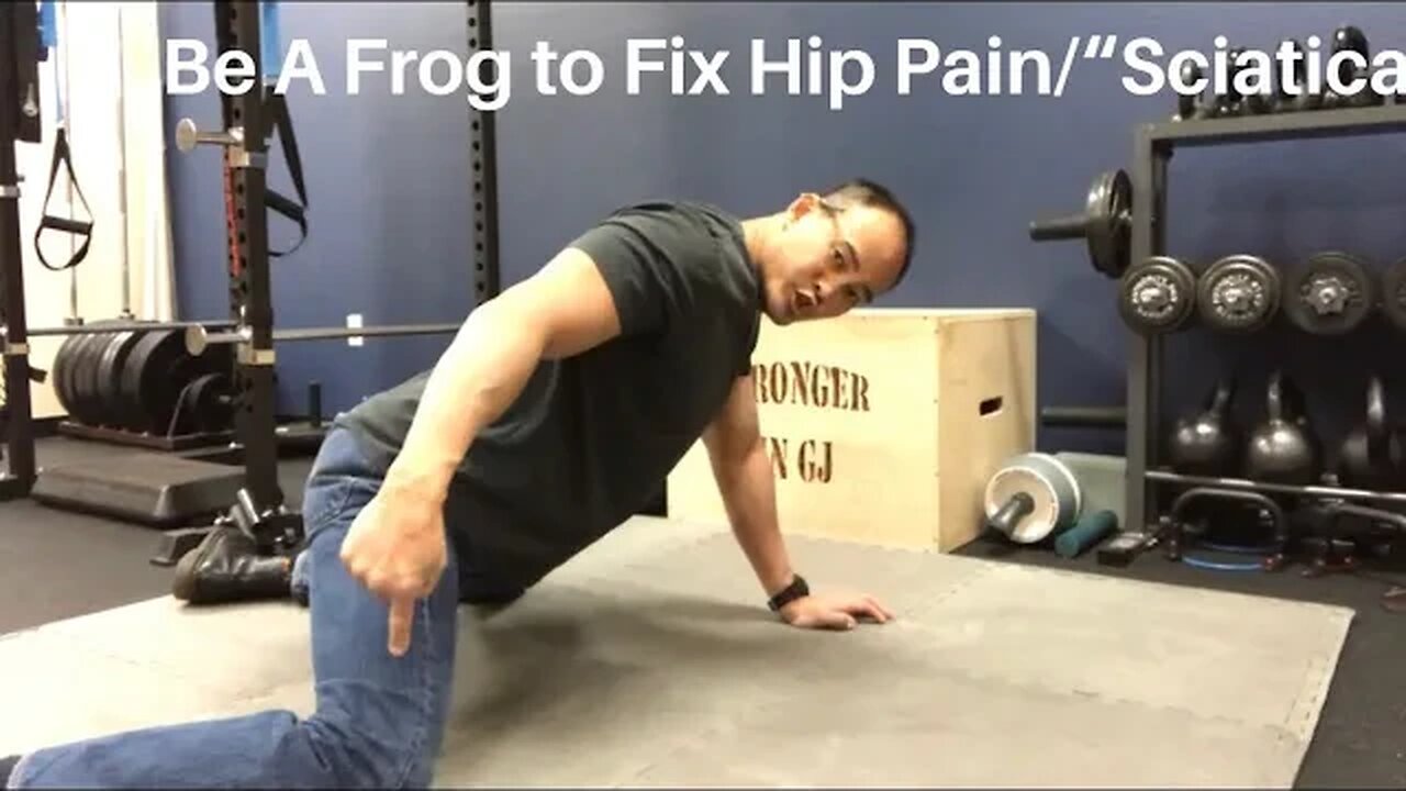 Be A Frog! Fix Hip Pain/Sciatica! | Dr Wil & Dr K