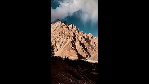 Rainbow in the mountains