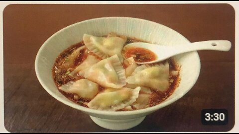 Easy Chinese-style Spicy Dumpling Soup with Vegetables :: How to make Bite-sized Dumplings