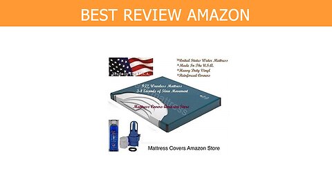 California King waveless waterbed mattress Review