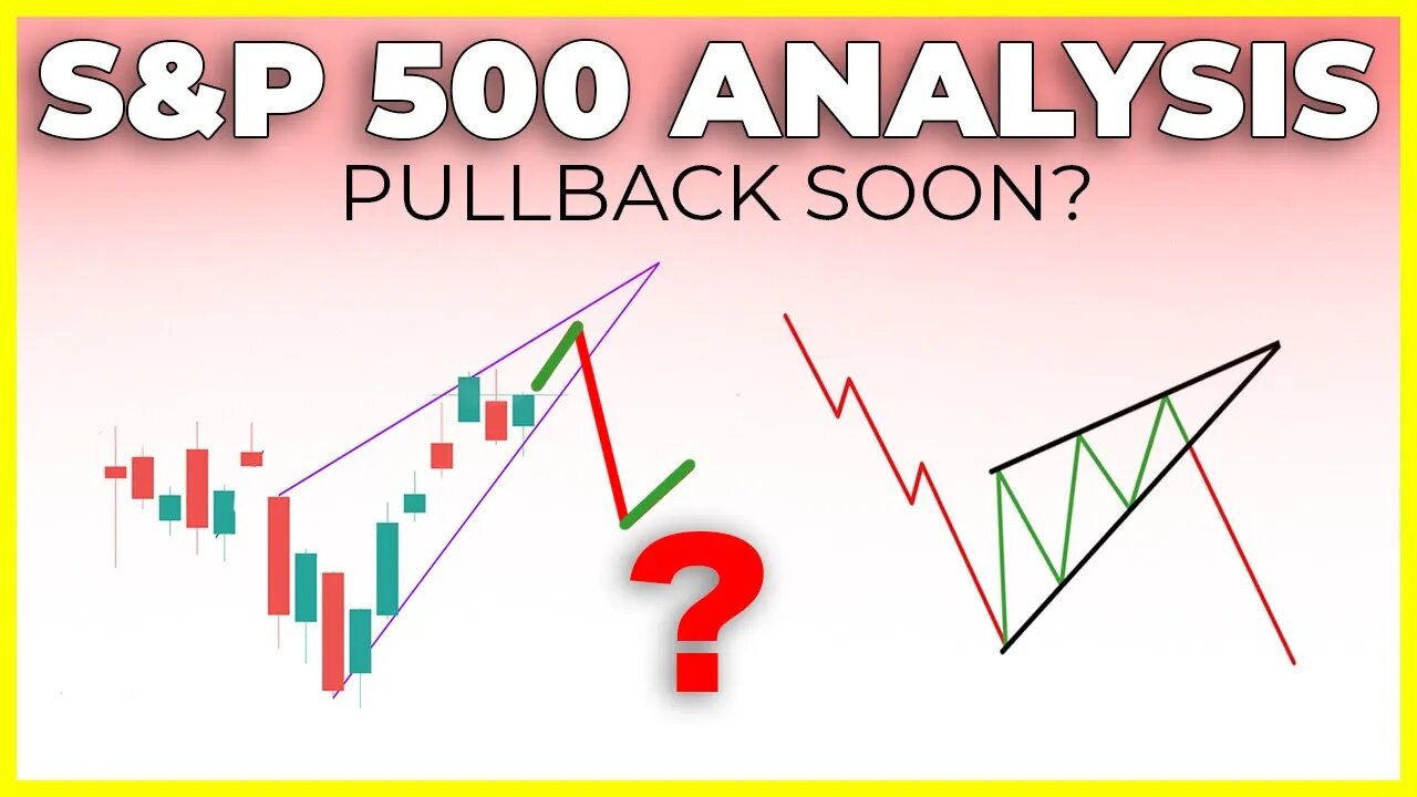 SP500 Rising Wedge Forming (Where Will Stock Market Pullback To?) | S&P 500 Technical Analysis