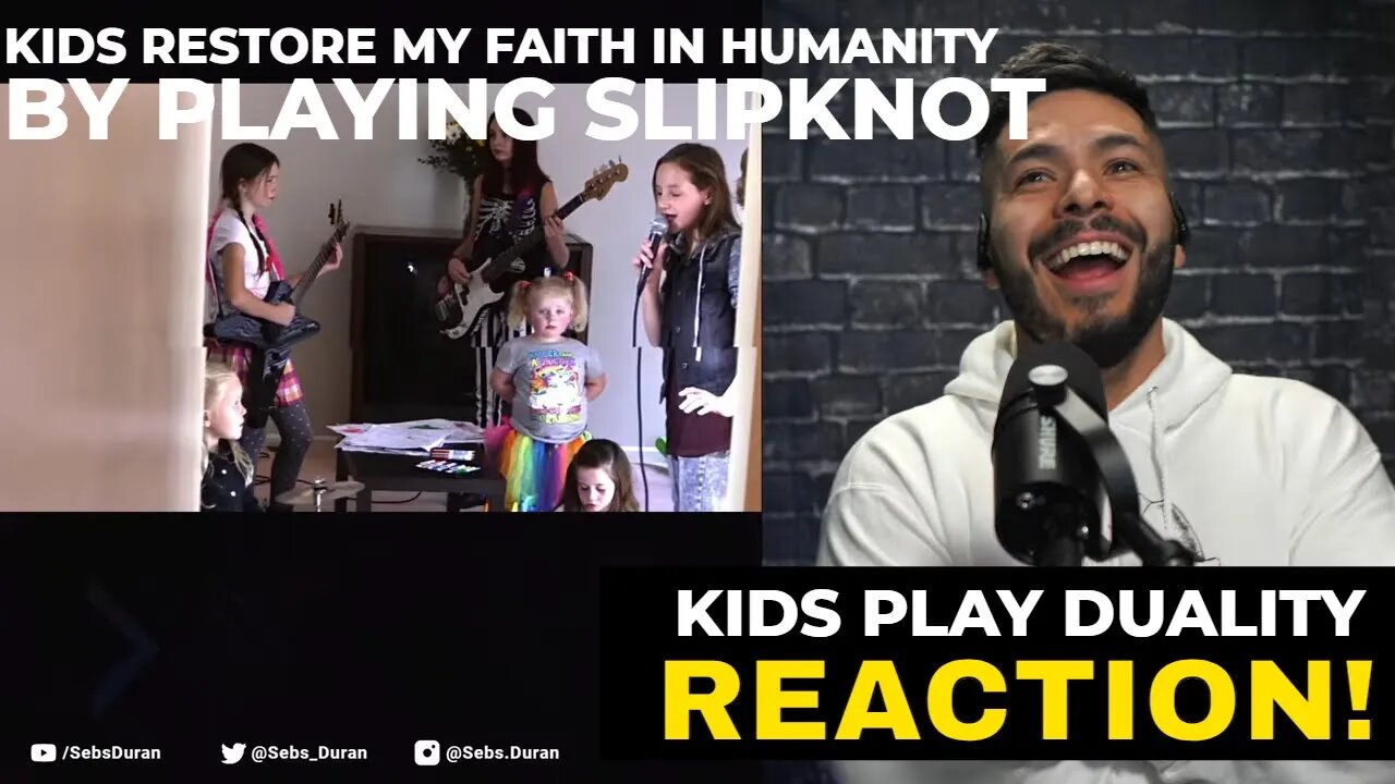Kids EPIC Duality by Slipknot O'Keefe Music Foundation Reaction