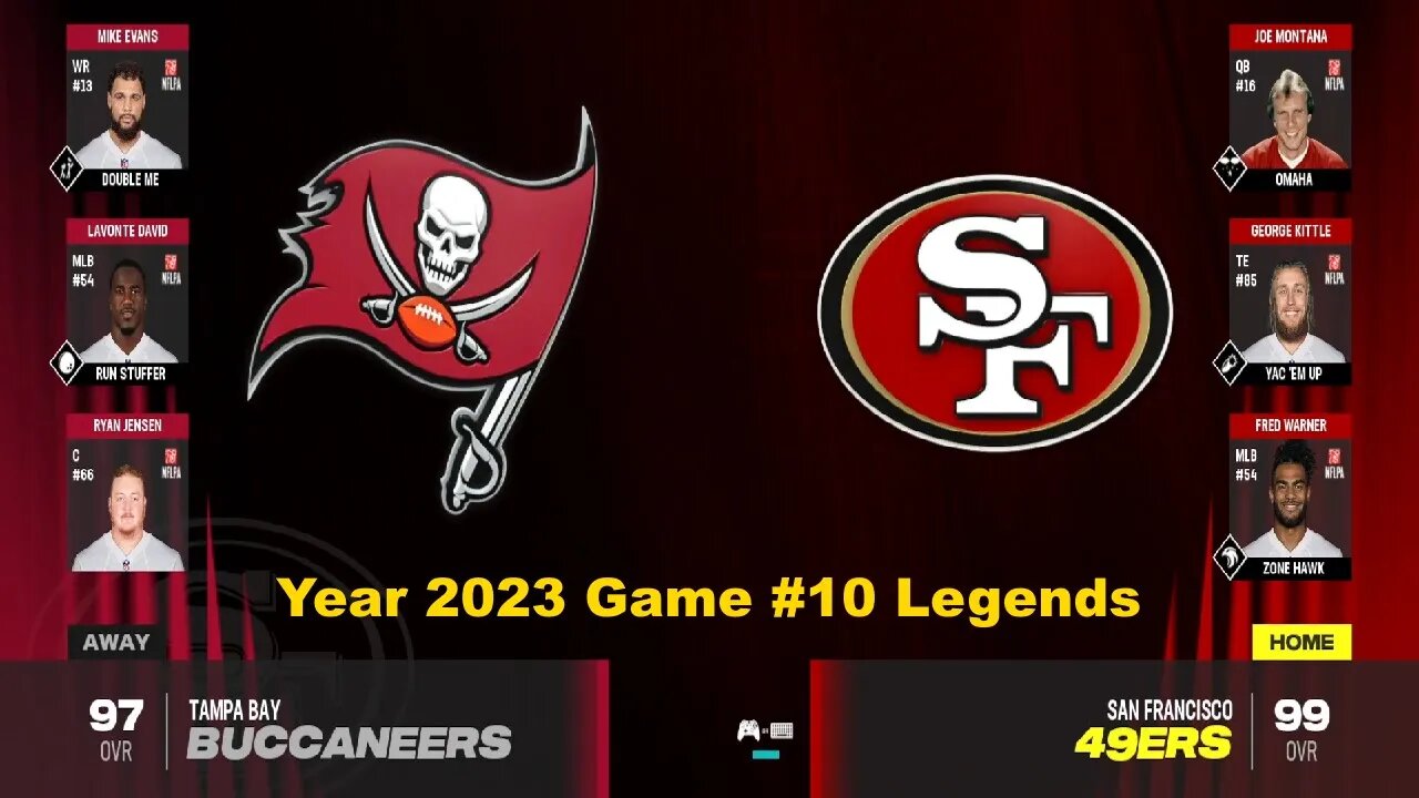 Madden 24 Tampa Bay Buccaneers Vs San Francisco 49ers Year 2023