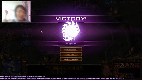 starcraft2 my zerg v terran, finally I smashed this cheebye f@g arsehole who relentlessly nuked me!