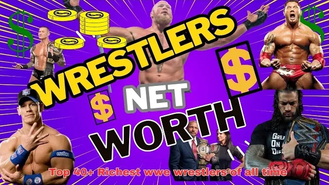 Net worth of wwe wrestlers | Richest wwe wrestlers of all time #wwe