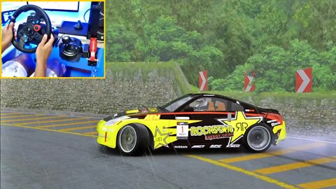 NISSAN 350Z - ASSETTO CORSA DRIFT 4K - Steering Wheel + Shifter G29