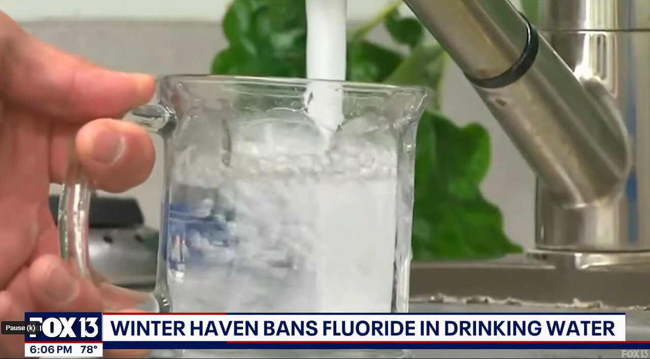 Winter Haven to stop adding higher fluoride levels to water supply, as reported by Fox 13.