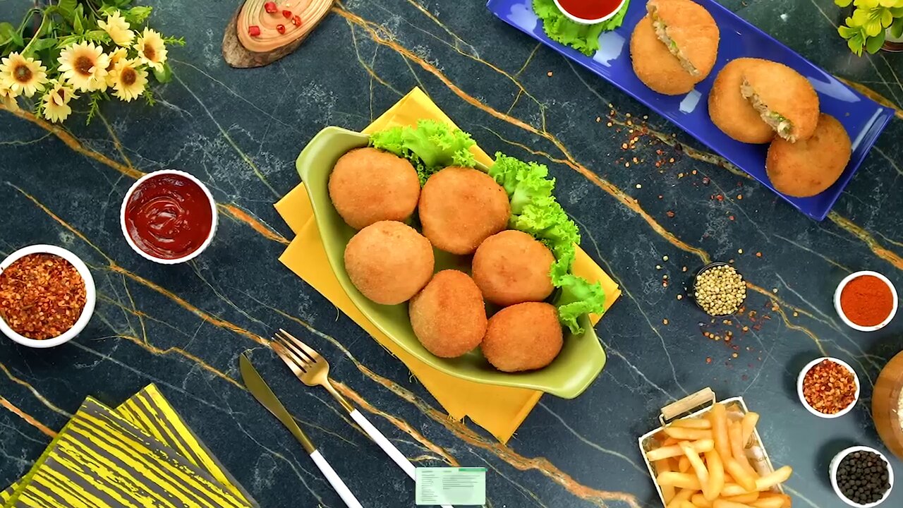 Quick And Easy Chicken Bread Balls Recipe: Perfect Party Appetizer by sooper chef